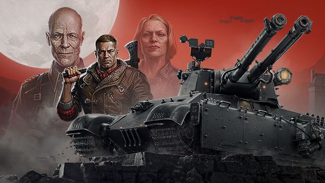 坦克世界🎮《Wolfenstein》联动回归！E-65 Z双管坦克+原班配音乘员限时上线